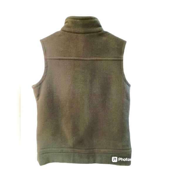 Woolrich Women's Olive Green Wool Vest Women's Size Small - Picture 2 of 14